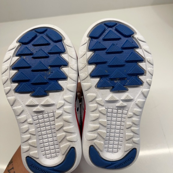 Toddler Saucony Jazz velcro shoe sz 5 - Picture 5 of 6